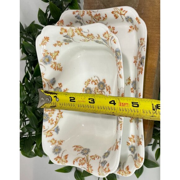 Vintage Haviland & Co Limoges Floral Porcelain Serving Dish Set - Picture 12 of 12